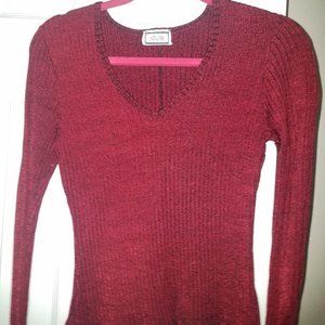 Joule Red V-Neck Top